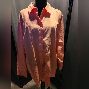 Coral Button-Up Shirt